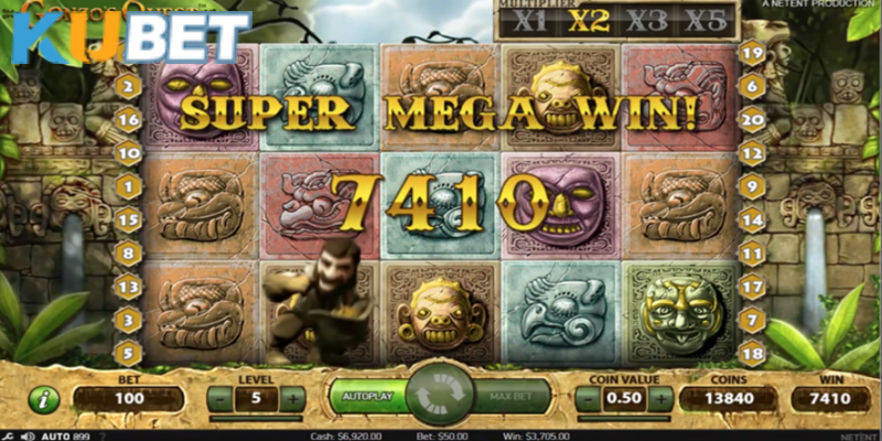 Giới thiệu Slot game Gonzo’s Quest Kubet hấp dẫn